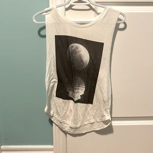 Garage white size small tank top